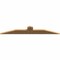 Ekena Millwork Portland Smooth Timber Gable Bracket, Western Red Cedar, 60"W x 10"H x 1 1/2"D x 5 1/2"F, 4/12 Pitch GBW060X10X0206POR00SWR - alternate 4